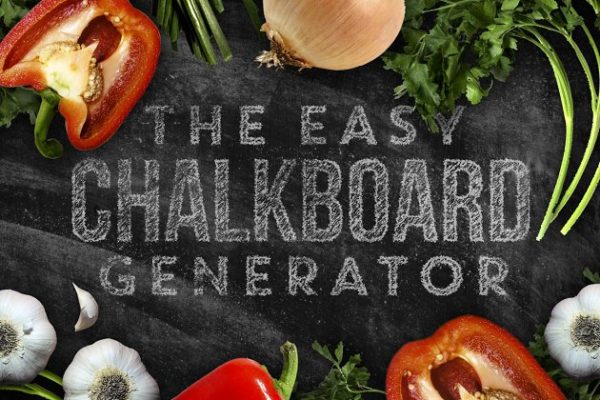 粉笔画粉笔字体样式&PS笔刷 Chalkboard Generator