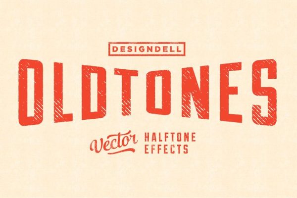 磨损怀旧色调字体效果PS样式 Old Tones
