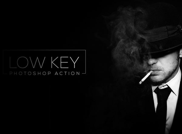 暗色调照片效果 PS动作工具模板 Low Key Photoshop Action