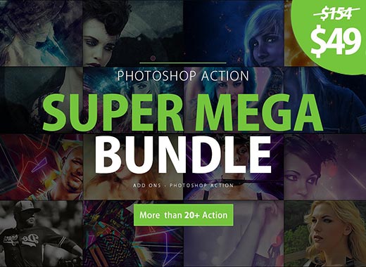 22款酷炫效果的PS动作工具模板合辑下载[atn,abr]