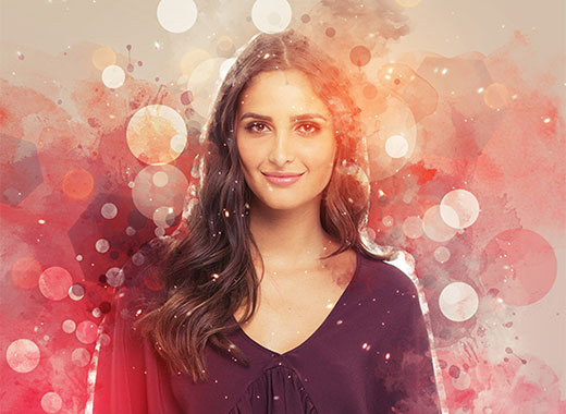 酷炫的圣诞灯光散景效果处理PS动作工具模板 Christmas Photoshop Action