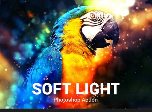 高级镜头柔光散景PS动作工具模板下载 Soft Light Photoshop Action