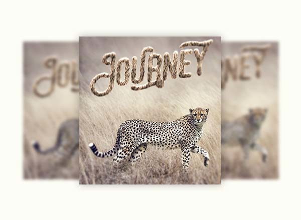 逼真动物毛皮文本样式PS动作工具模板 Realistic Fur Photoshop Actions