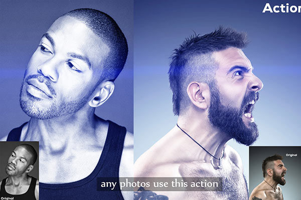 多彩艺术摄影效果的PS动作工具模板下载[ant]