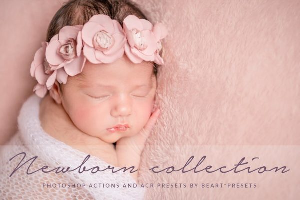 婴儿&儿童摄影照片后期处理PS动作工具模板 Baby & Child Photoshop Actions
