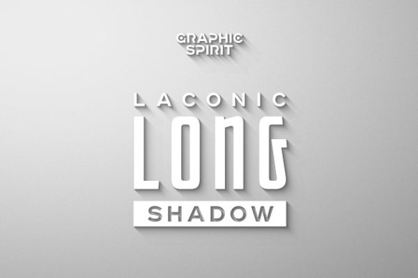 长阴影效果PS动作工具模板 Long Shadow Photoshop Actions