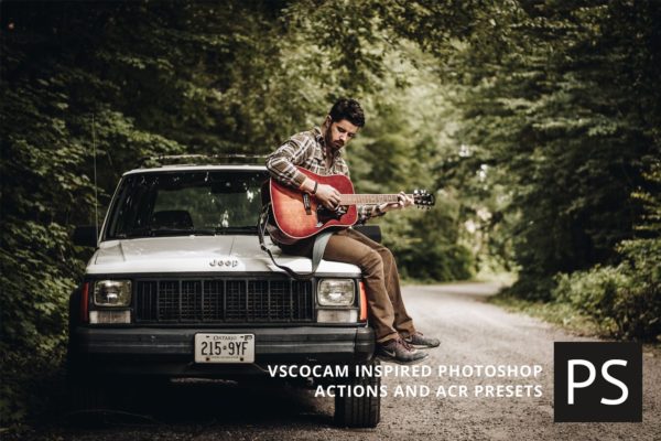 潮流摄影App照片滤镜特效PS动作工具模板 VSCOcam Inspired Lightroom presets