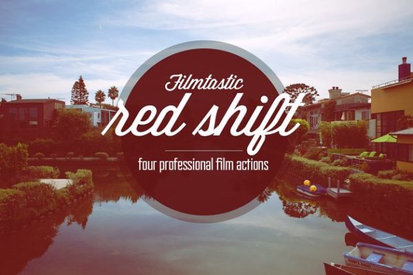 复古胶片电影特效PS动作工具模板 Filmtastic RedShift PS Film Actions
