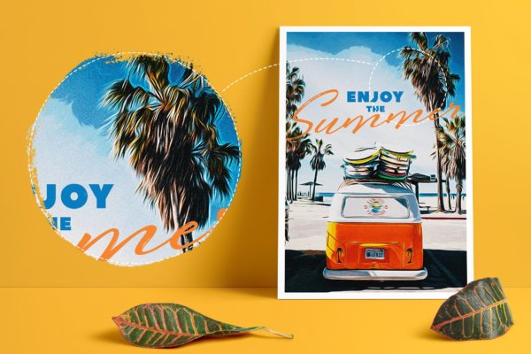 照片一键生成绘画效果PS动作工具模板 From Photo to Draw