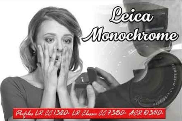 徕卡高端黑白照LR动作预设工具素材下载 Leica Monochrome profiles LR ACR