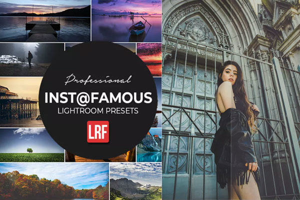10个时尚美景Instafamous Lightroom预设工具素材 10 Instafamous Lightroom Presets