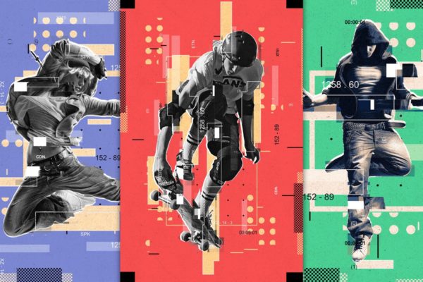 现代抽象海报设计风格效果PS动作工具模板 Modern Poster Photoshop Action