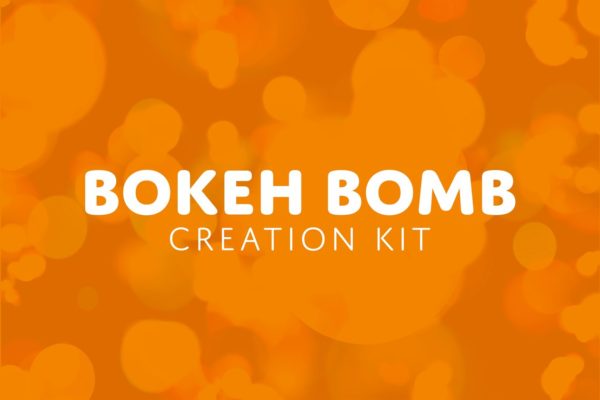 炫酷高光散景特效生成器PS动作工具模板 Bokeh Bomb Creation Kit