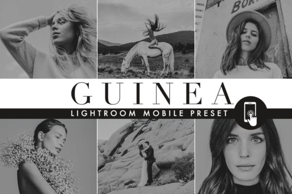 黑白色调照片效果处理LR预设工具素材 Rich Black Lightroom Mobile preset