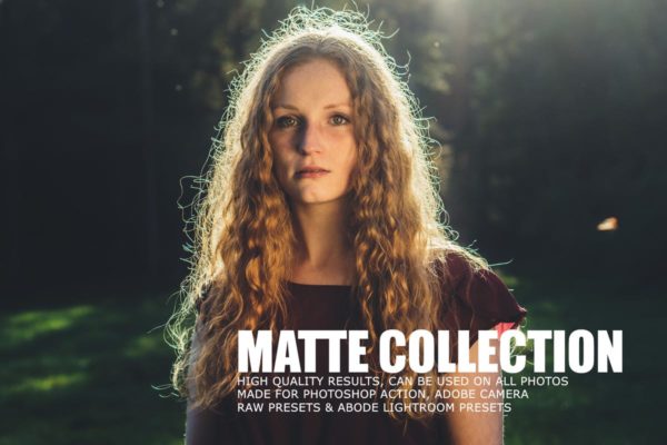 大气哑光色彩调色滤镜LR预设工具素材 Matte Tone Collection Lightroom Presets