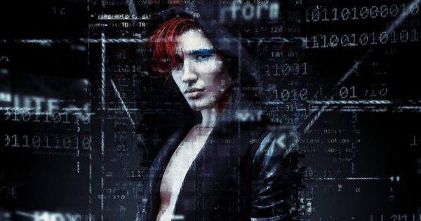 炫酷高科技感代码艺术背景PS动作工具模板 Code Art Photoshop Action