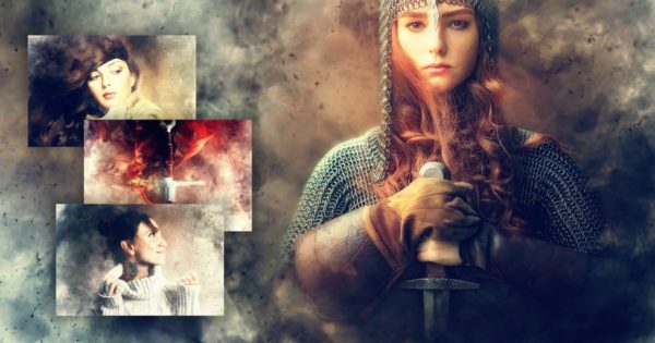 震撼战争烟雾效果照片处理PS动作工具模板 Haze Photoshop Action CS4+