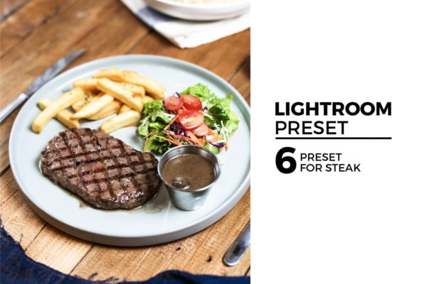 西餐美食摄影后期处理LR预设工具素材 6 Lightroom Preset for Steak