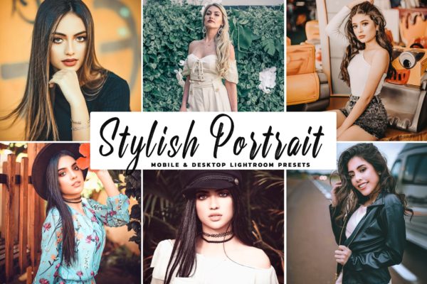 人像摄影大师照片后期调色处理LR预设工具素材 Stylish Portrait Pro Lightroom Preset