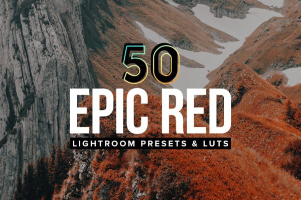 50款柯达Aerochrome红外胶片效果调色滤镜LR预设工具素材下载 50 Epic Red Lightroom Presets and LUTs