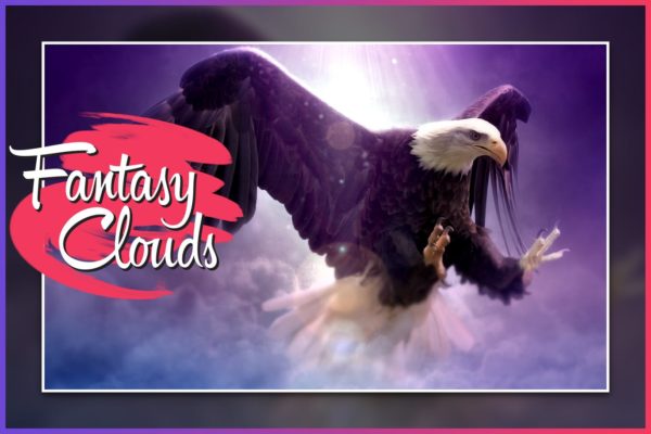 梦幻云/烟雾效果PS动作工具模板 Fantasy Clouds CS3+ Photoshop Action