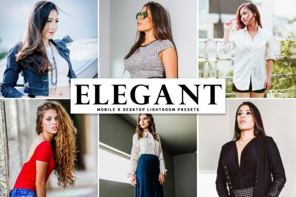 专业人像摄影后期处理LR预设工具素材下载 Elegant Mobile & Desktop Lightroom Presets