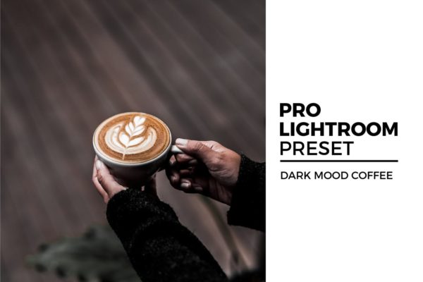 黑咖啡照片后期调色LR预设工具素材 Dark Mood Coffee Lightroom Preset