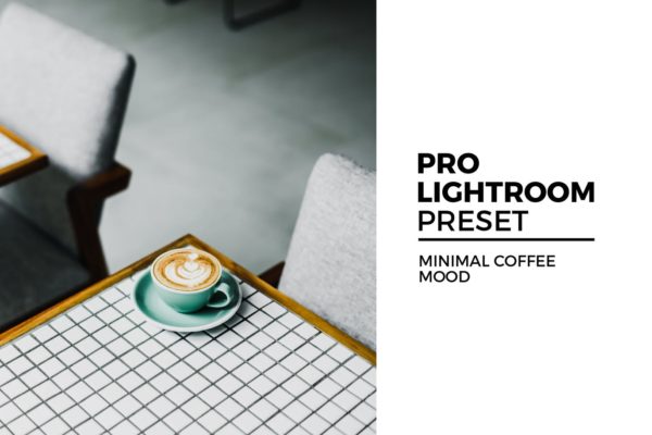 怀旧浅咖啡色照片后期调色LR预设工具素材 Minimal Coffee Mood Lightroom Preset