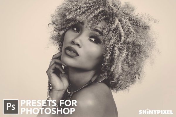 20款摄影大师级别黑白色调风格生成PS预设工具素材v3 Monochromatic Vol. 3 – 20 Photoshop Presets