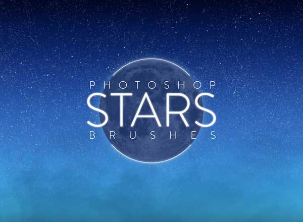 繁星点点 PS 笔刷工具素材 Photoshop Stars Brushes
