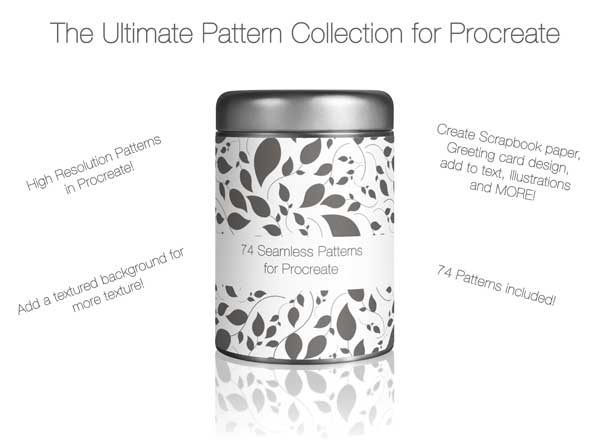 74款无缝艺术纹理笔刷工具素材 74 Seamless Patterns for Procreate [仅支持 Procreate 应用]