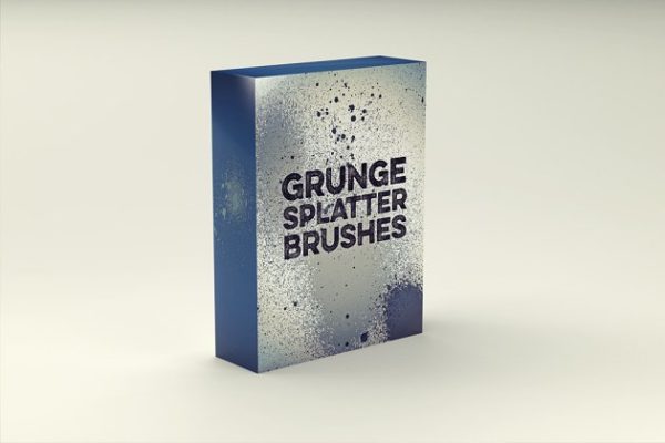 油墨飞溅斑点AI笔刷工具素材 Grunge Splatter Brushes