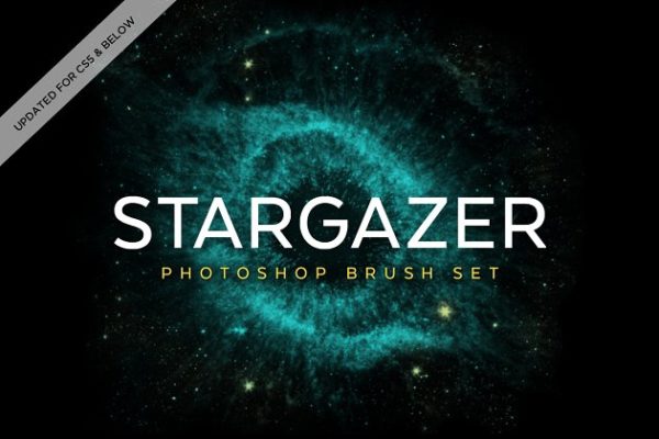 天文照片后期处理PS笔刷工具素材 Stargazer Photoshop Brushes