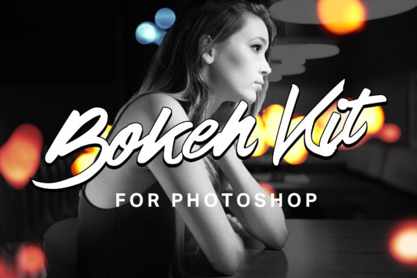 散景特效套装PS滤镜笔刷工具素材 Bokeh Kit for Photoshop