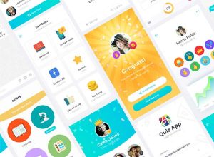 问卷或测验类功能APP UI KITS套装文件[For Sketch]