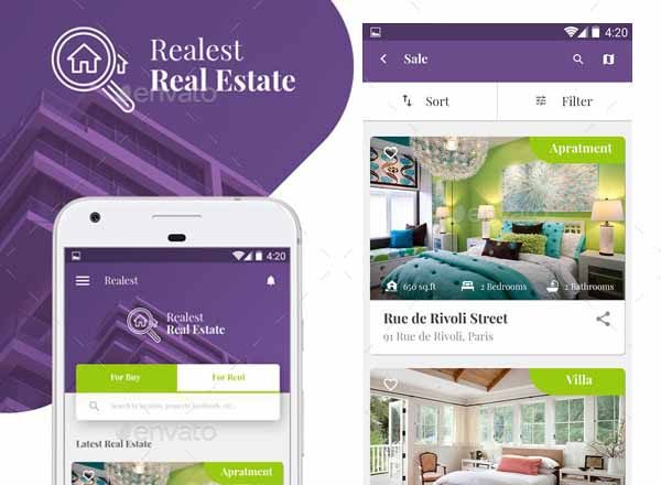 地产类APP UI Kit打包文件[psd]