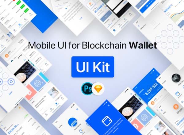 蚂蚁素材下午茶：一套完美的iPhone X个人理财,数字货币交易APP UI KITS模板文件[psd,sketch]