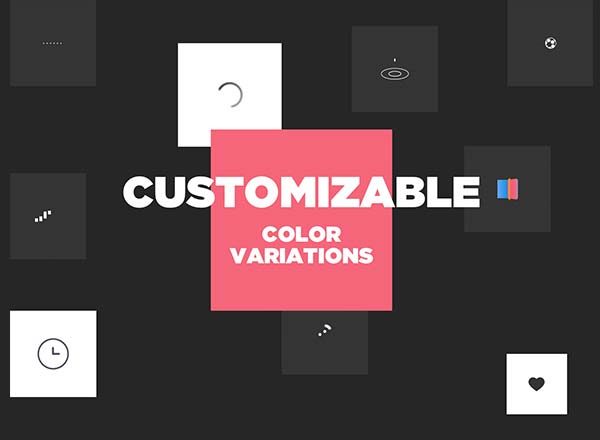 蚂蚁素材下午茶：品质不错的UI常用进度条动画源文件[APE]