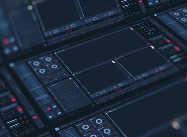 科幻的HUD抬头显示UI界面UI设计模板素材文件