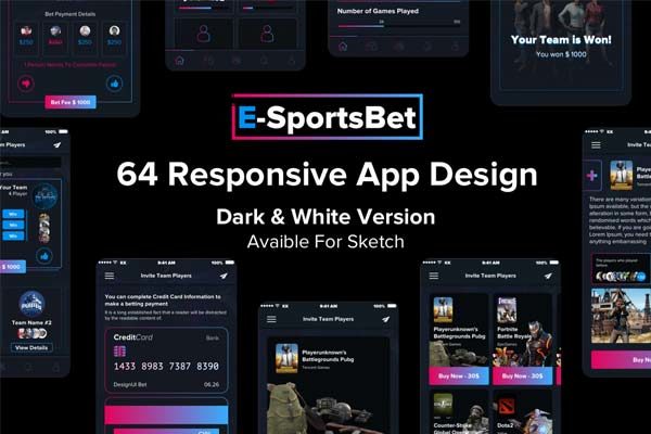 第一素材下午茶：游戏虚拟商品交易平台APP UI KITS[for Sketch]