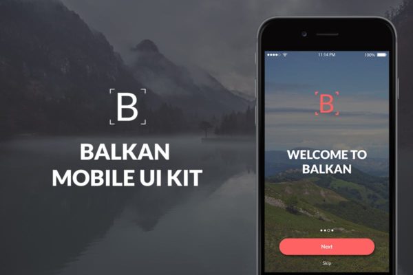 小众时尚轻奢商品电商APP Ui Kits素材套件 Balkan Mobile UI Kit