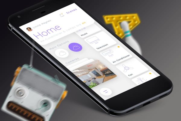互联网智能家居手机APP Ui Kits素材套件 2 – TH Smart Home Mobile Ui 2 – TH