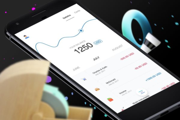 电子银行金融类手机APP Ui Kits素材套件 – TR Banking App Mobile Ui – TR