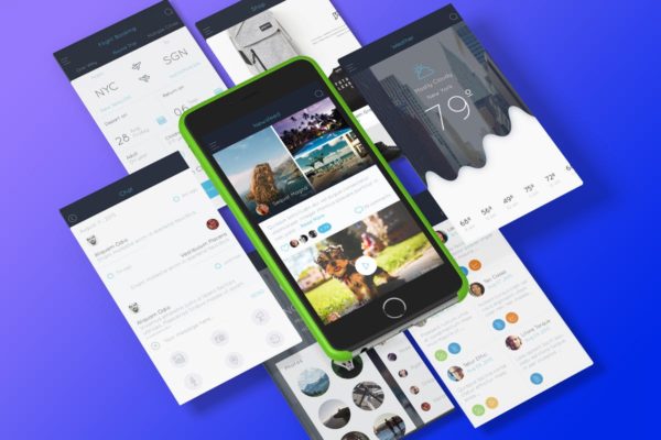 多用途互联网产品Sketch应用APP Ui Kits素材套件  AB Part 2 – Sketch Mobile UI Kit