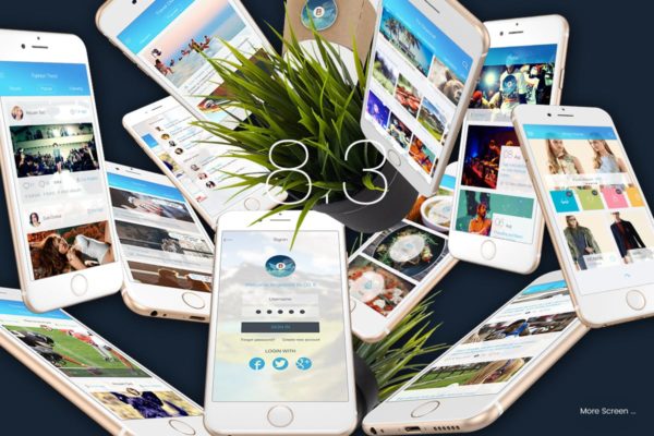 多用途极简主义手机APP应用Ui Kits素材套件8.3 8 Part 3 – Mobile UI Kit