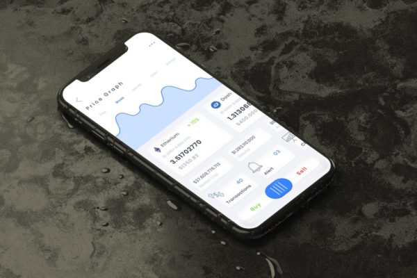 加密数字钱包货币仪表盘Ui Kits素材套件 – T Crypto Wallet Dashboard Mobile Ui – T