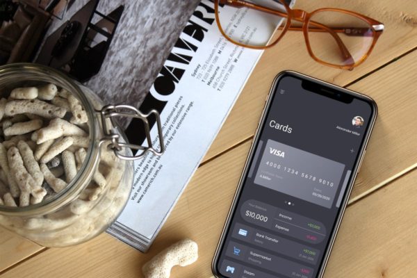 电子应用手机钱包类APP应用Ui Kits素材套件 Digital Wallet 3 Mobile Ui – H