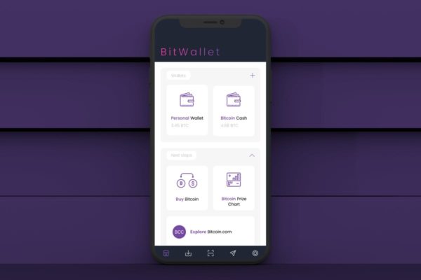 比特币电子钱包APP应用UI模板 Bitcoin Wallet 1 Mobile Ui – T