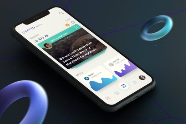 加密货币新闻资讯APP应用界面UI设计模板素材 Crypto News Mobile Ui – TH