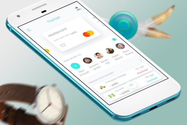 移动支付APP应用界面UI设计模板素材 Pay Screen Mobile Ui – T